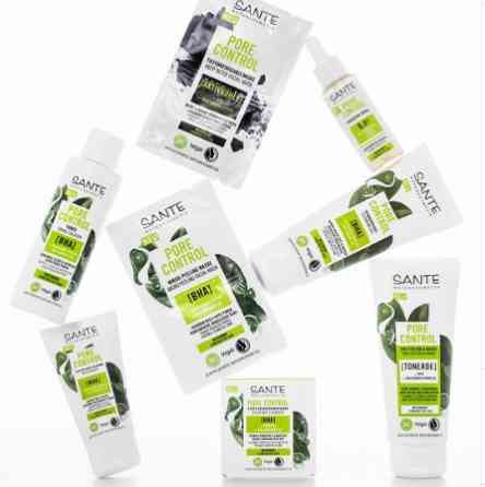 БИО-Крем PORE CONTROL для увлажнения комбинированной кожи лица с BHA-кислотой и ниацинамидным комплексом SANTE 50 мл Киев