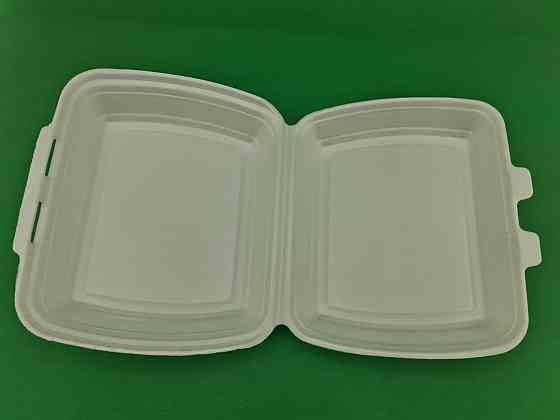 Ланч-бокс из вспененного полистирола с крышкой (250*210*70) белый HP-1 (125 шт) Харків