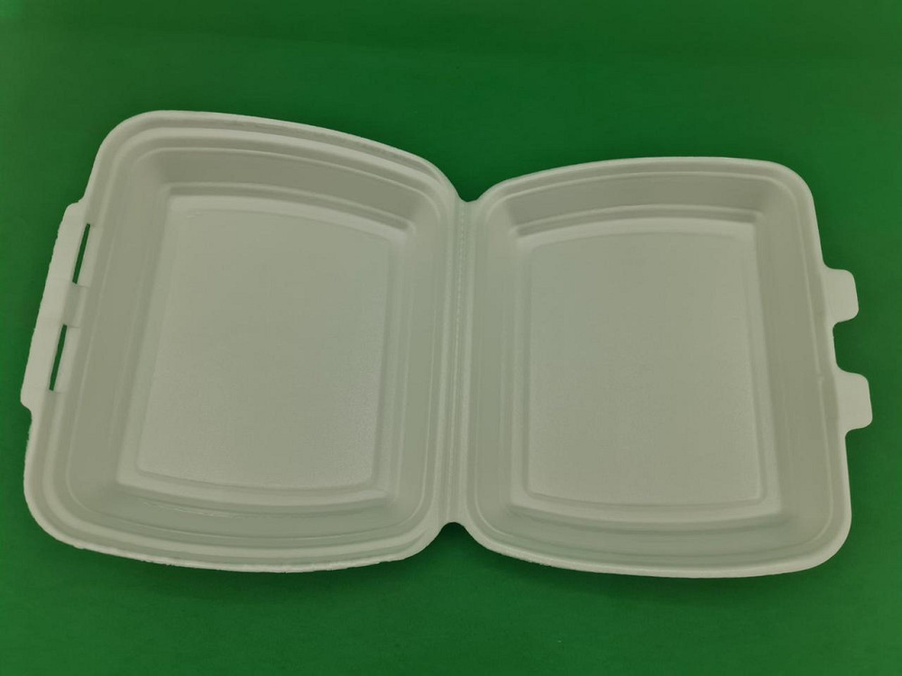 Ланч-бокс из вспененного полистирола с крышкой (250*210*70) белый HP-1 (125 шт) Харків - фото 2