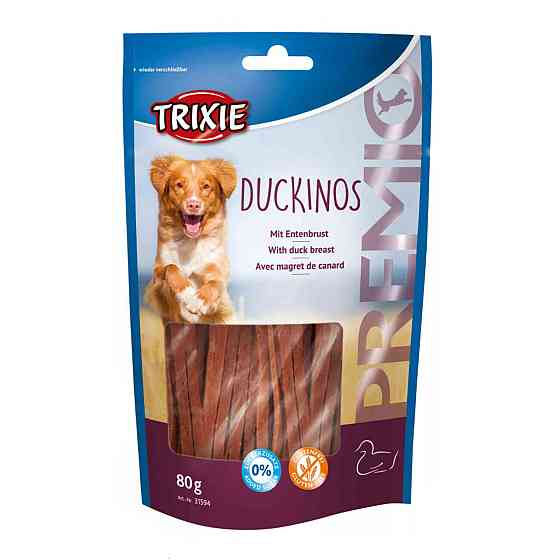 Trixie (TX-31594) PREMIO Duckinos ласощі для собак соломка з качиною грудкою 80 г Вінниця