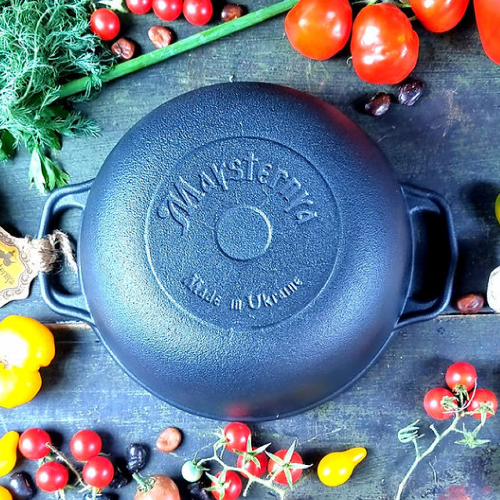 Казан чавунний 3л алюмінієва кришка Майстерня Житомир - фото 3