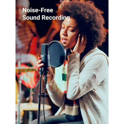 Кабель мультимедійний XLR M to XLR F 5.0m AV130 black Ugreen (20712) Вінниця - фото 4