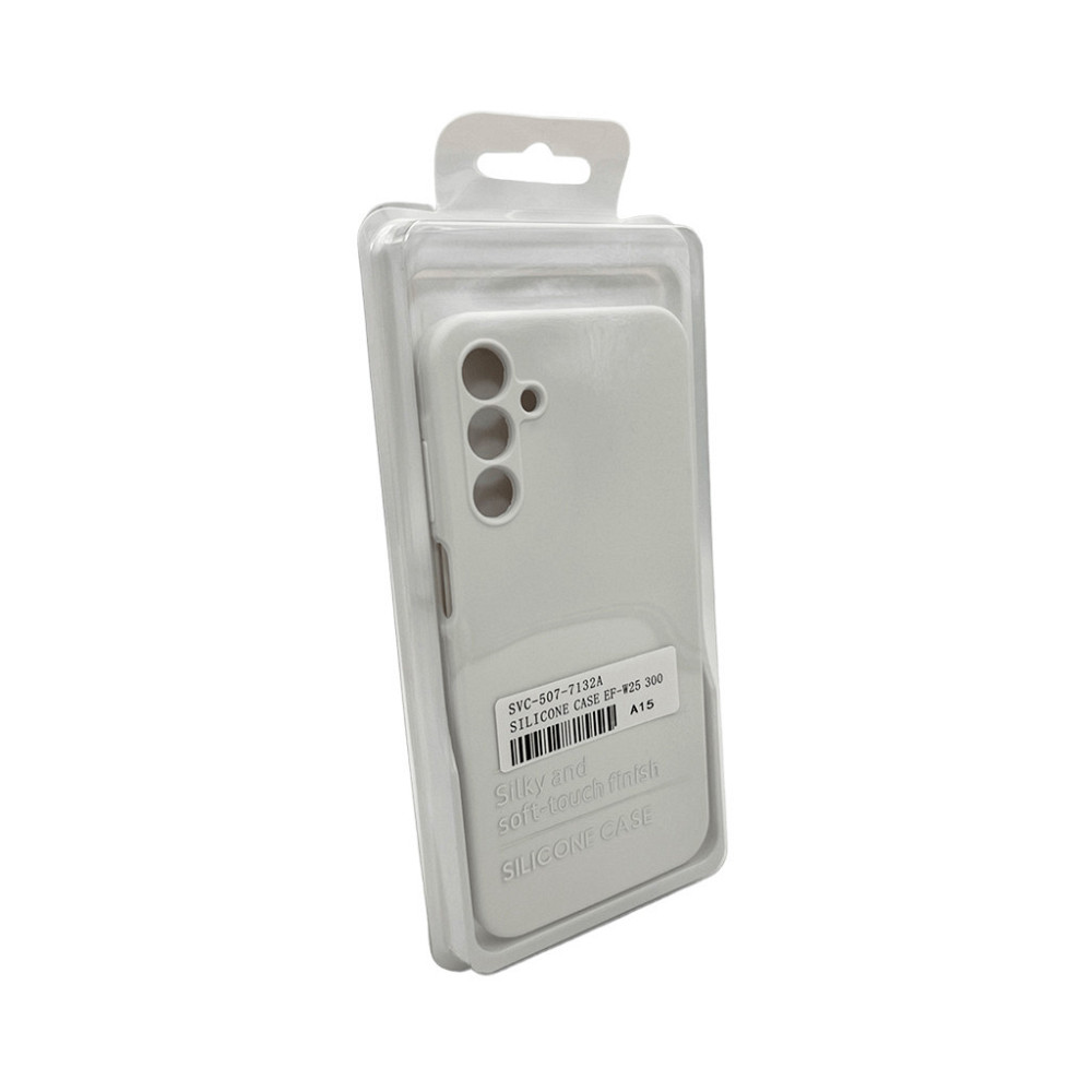 Чехол для Samsung Galaxy A15, силиконовый, белый Киев - изображение 1