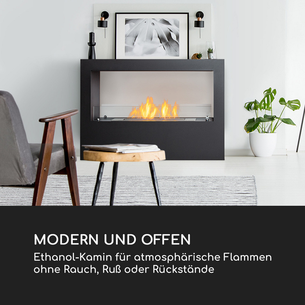 Fiamme Scopi этаноловый камин горелка из нержавеющей стали 3 литра 5-6 часов время горения черный (Германия, Ровно - изображение 2