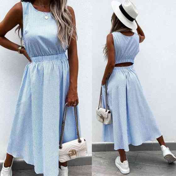 Довга літня сукня "Айріс"| Батал | Розпродаж моделі Київ