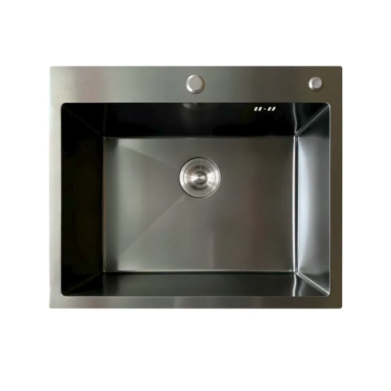 Мийка Mixxus MH5843 Micro Decor Graphite (3.0/0.8) з нерж. сталі (колір графіт) (MI8217) Київ