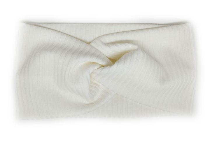 Пов'язка на голову широка біла Київ - фото 1