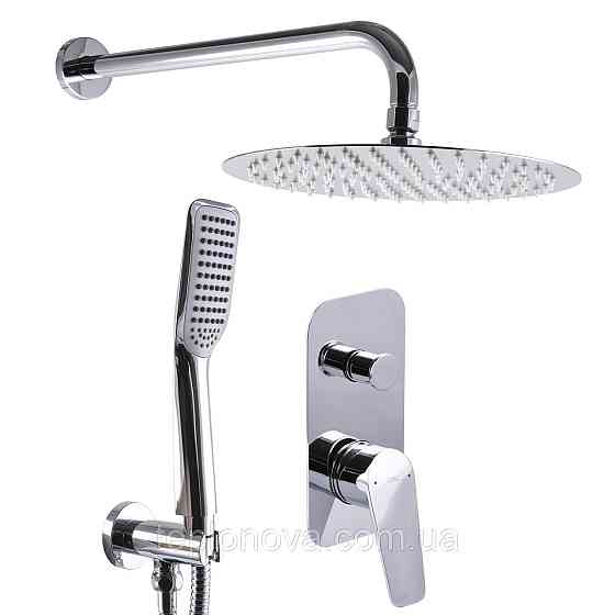 Смеситель для душа встроенный TOPAZ CAPRI TCA-15205-H43 комплект с душ.набором, 2 лейки, D35 Черновцы