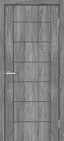 Межкомнатные двери Омис Бергамо Дуб Юджин 700х2000 мм Киев - изображение 1