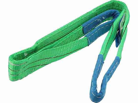 Строп пасовий з поліестеру VOREL 2 петлі по 30 см, заг. l=1 м, шир.- 60 мм, макс. навантаж- 2 т [50] Одесса