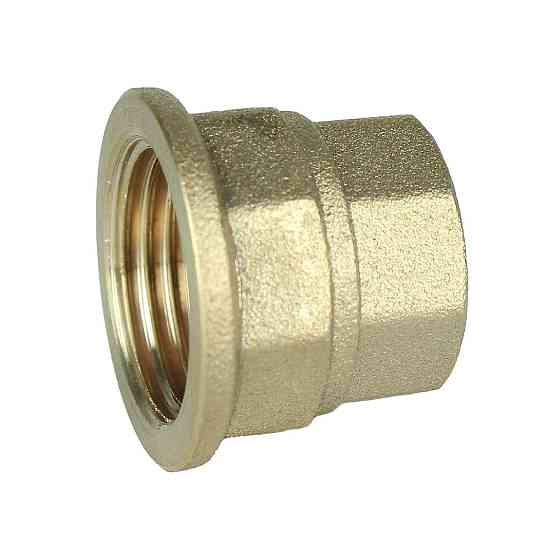 Муфта редукционная латунная 1/2″ВР х 3/8″ВР штампованная восьмигранная А0343А VA (000027634) Киев