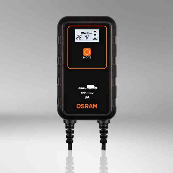 Інтелектуальний зарядний пристрій для акумуляторів OSRAM OEBCS908 12/24V 8A Харків