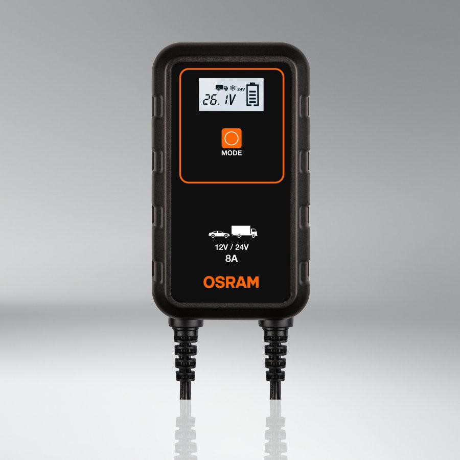 Інтелектуальний зарядний пристрій для акумуляторів OSRAM OEBCS908 12/24V 8A Харків - фото 4
