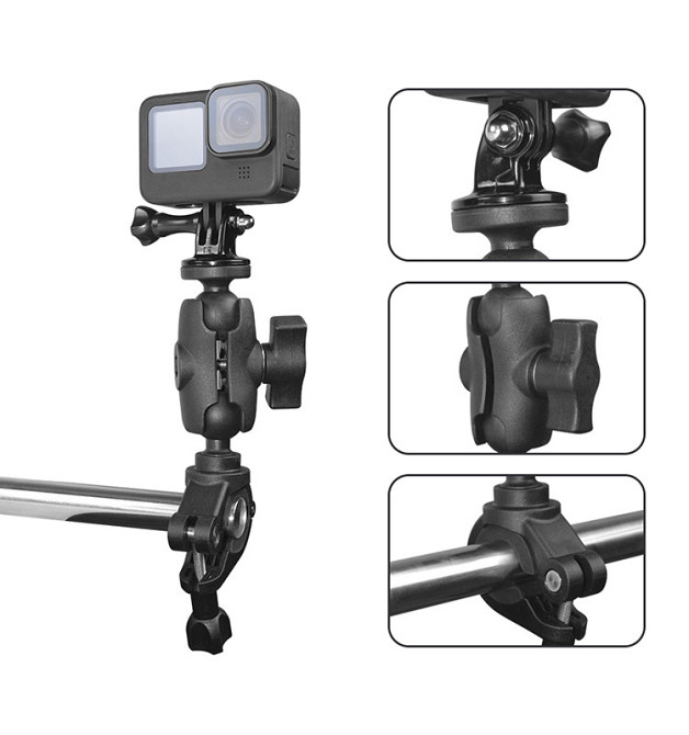 Кріплення на кермо труби для екшн-камери AC prof GP376A Київ - фото 2