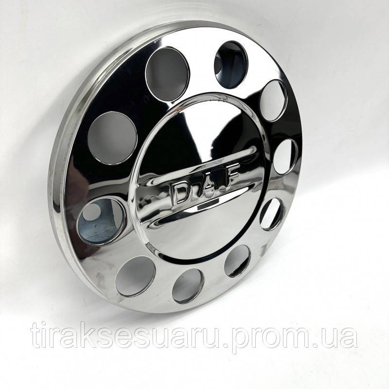 Ковпак колеса 22.5 "корона" (нержавійка) DAF . Ковпаки на колеса 22.5 Луцьк - фото 1