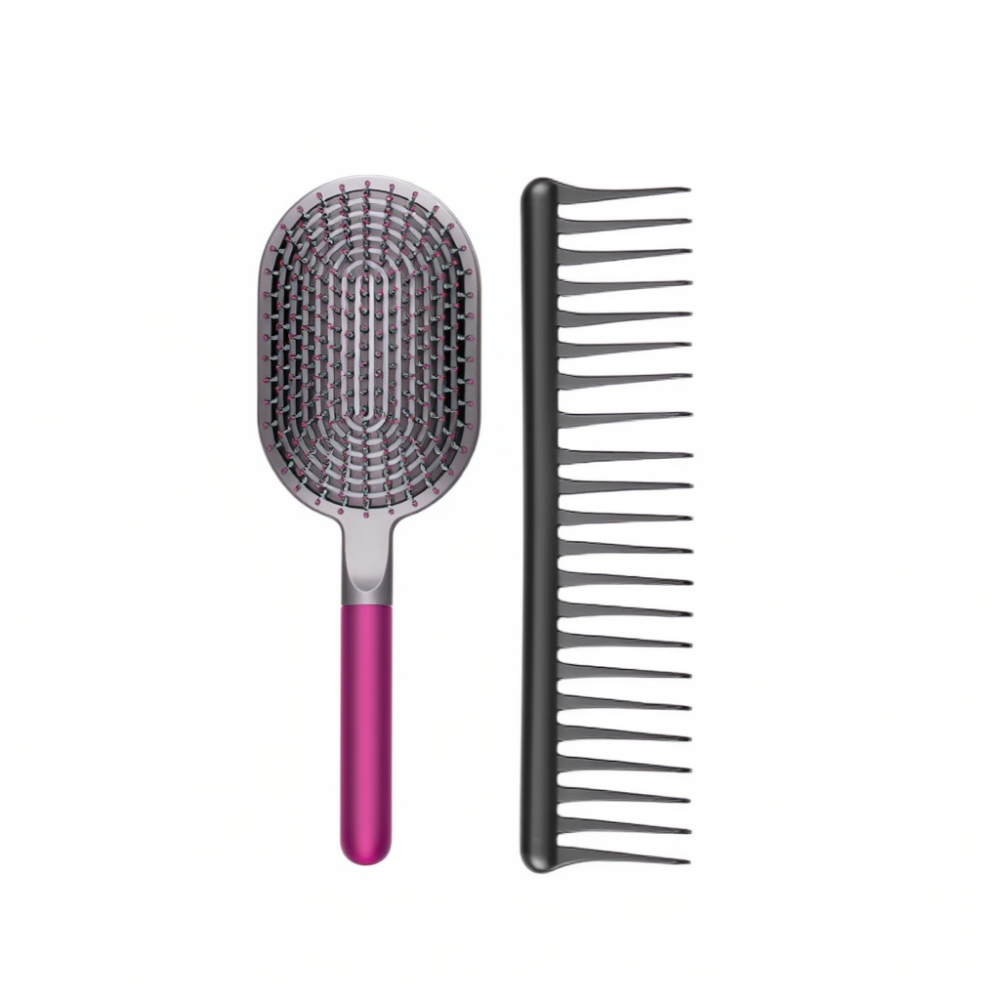 Набір професійних гребінців для волосся 2 в 1 Supersonic Styling Set гребінець для стайлінгу та укладання волосся HP-6 Коломыя - изображение 2