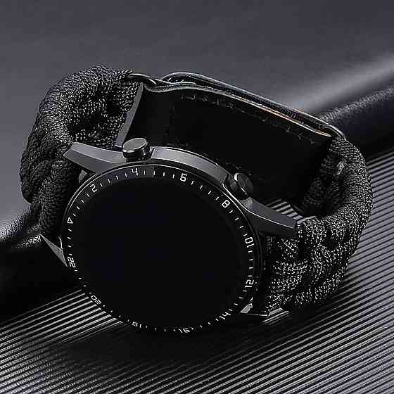 Ремінець Paracord Black 22 мм ( 26478 ) Харків