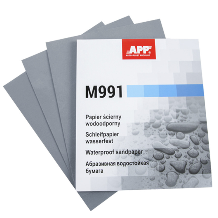 Абразивний папір водостійкий "Matador" P120 230х280мм (ціна за уп.-50шт) синій APP, 40MW0120 Вінниця - фото 1