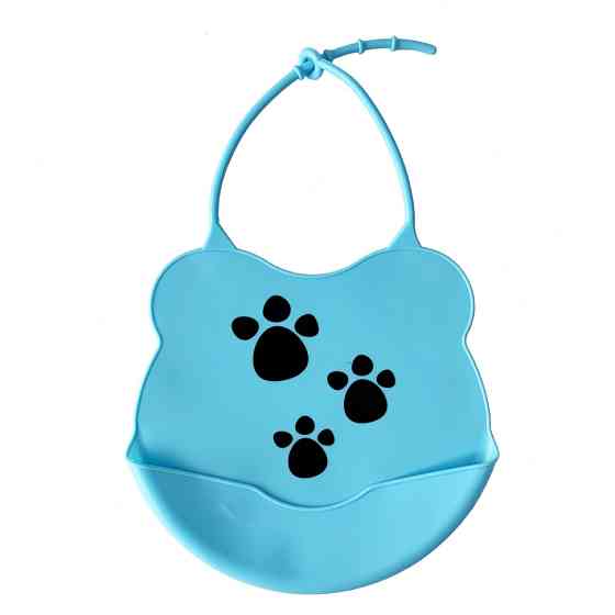 Дитячий слинявчик Міні MGZ-0604(Blue) силіконовий Вінниця