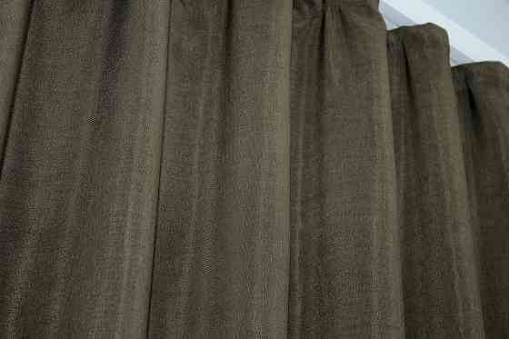 Комплект готовых штор VR-Textil Ibiza № 1199ш Молочный шоколад 150х270 см 2 шт (33-0035) Киев