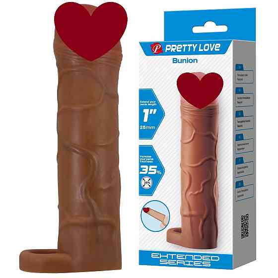 Удлиняющая насадка презерватив Pretty Love - Bunion 1