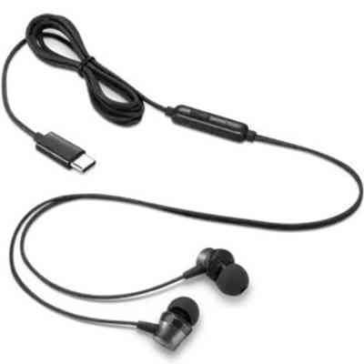 Наушники Lenovo USB-C Wired In-Ear Headphone Black (4XD1J77351) Винница