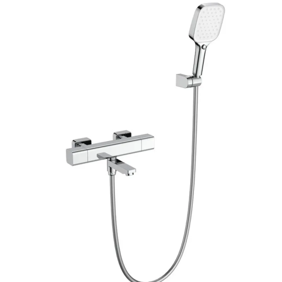 Термостатичний змішувач для ванни Mixxus Premium VIRGO 009 EURO з коротким виливом MI6644 Харків