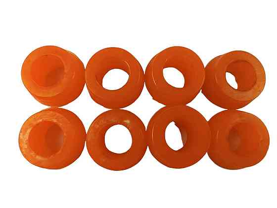 Втулка 2101-2107 заднего полиуретан оранжевый (горох) (к-кт 8 шт) амортизатора Мукачево