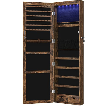 Дзеркало-шафа Leobert Kors з підсвіткою в стилі Loft коричневий Київ