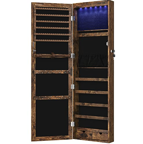 Дзеркало-шафа Leobert Kors з підсвіткою в стилі Loft коричневий Киев - изображение 1