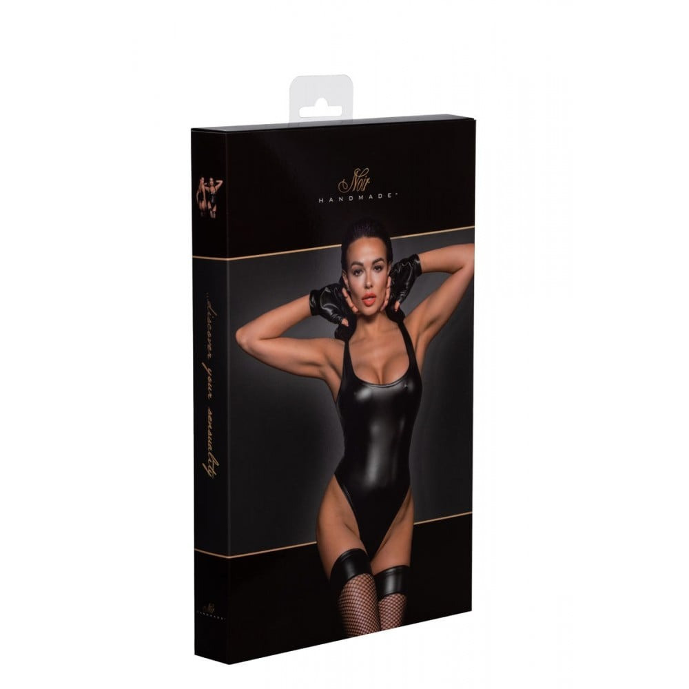 Боди сексуальное Noir Handmade черное, L Sex Aura Киев - изображение 7
