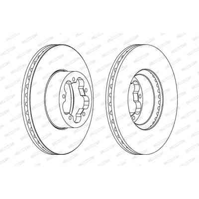 Тормозной диск FERODO DDF1555 Винница