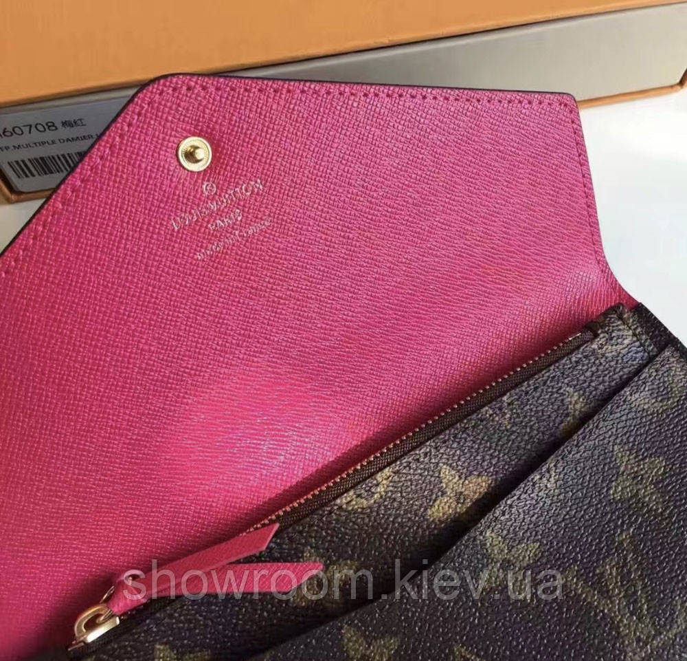 Женский вместительный кошелек LV (60708) Lux Киев - изображение 3