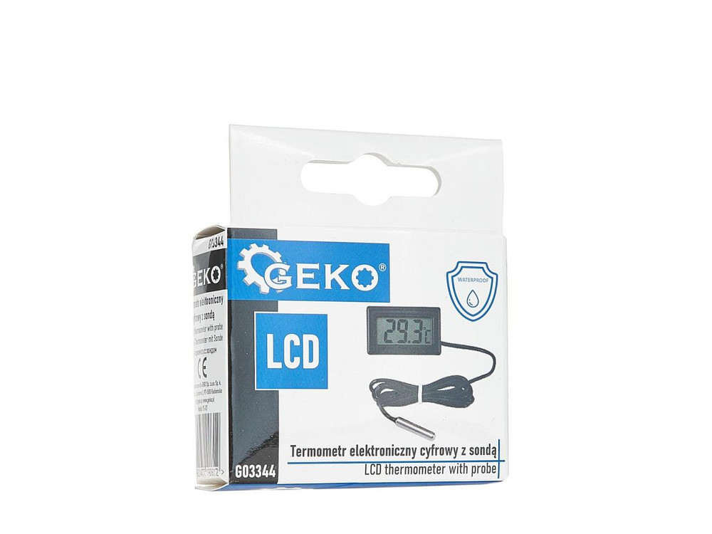 Цифровий термометр "GeKo" з виносним датчиком довжиною 1м, -50 до +110 °C Киев - изображение 6