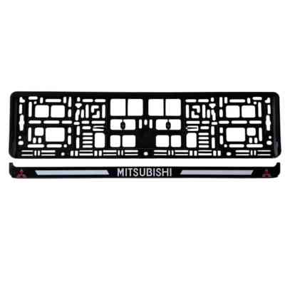 Рамка номерного знака Poputchik Mitsubishi (24-112-IS) Винница