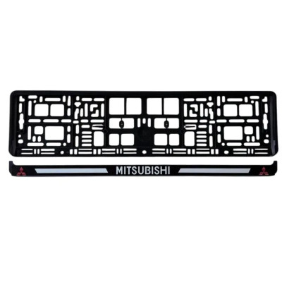 Рамка номерного знака Poputchik Mitsubishi (24-112-IS) Вінниця - фото 2