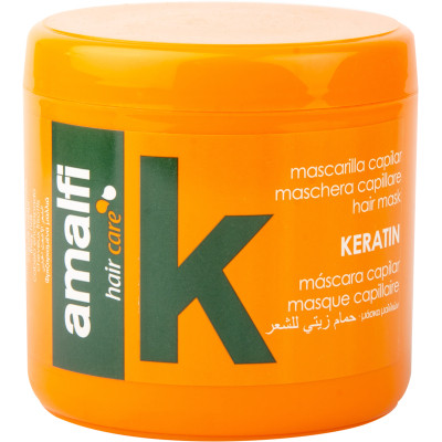 Маска для волос Amalfi Keratin с кератином 500 мл (8414227044129) Винница - изображение 1