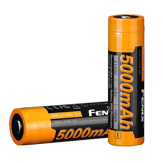 Аккумулятор 21700 Fenix ARB-L21-5000 V2.0 3.6V (Черно-желтый) Киев