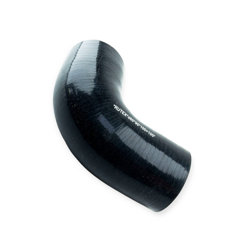 Патрубок угол d-60 L-100*100 90град. силикон универсальный Мукачево - изображение 1