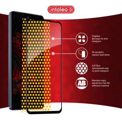 Стекло защитное Intaleo Full Glue Infinix Hot 50 5G Black (1283126606939) Винница - изображение 7