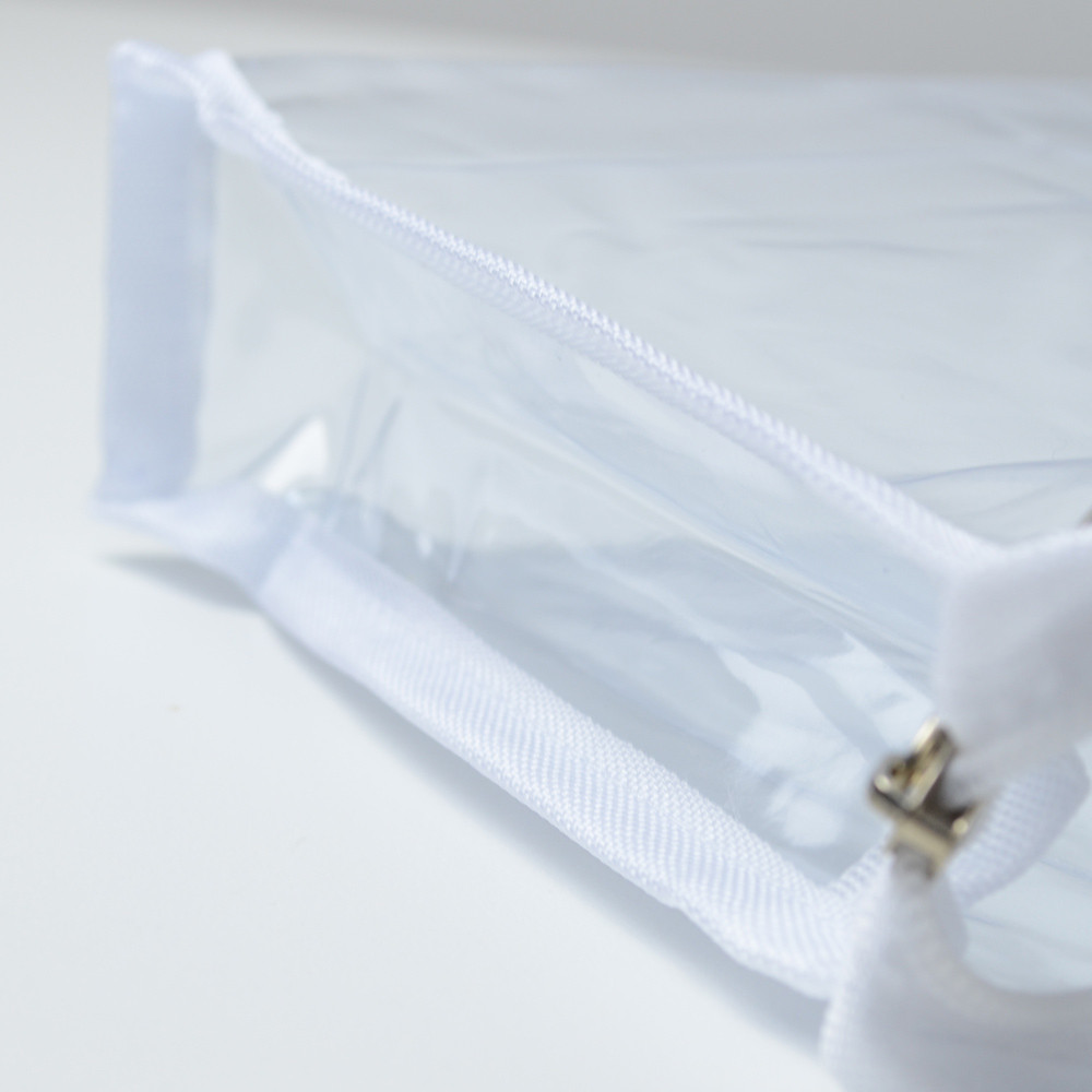 Набір силіконових косметичок трапецій 2шт (Білий) Суми - фото 5