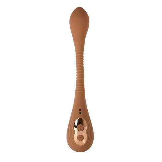 Вакуумный стимулятор для клитор Sweet Em Velvet Lure коричневый USB Sex Aura Киев