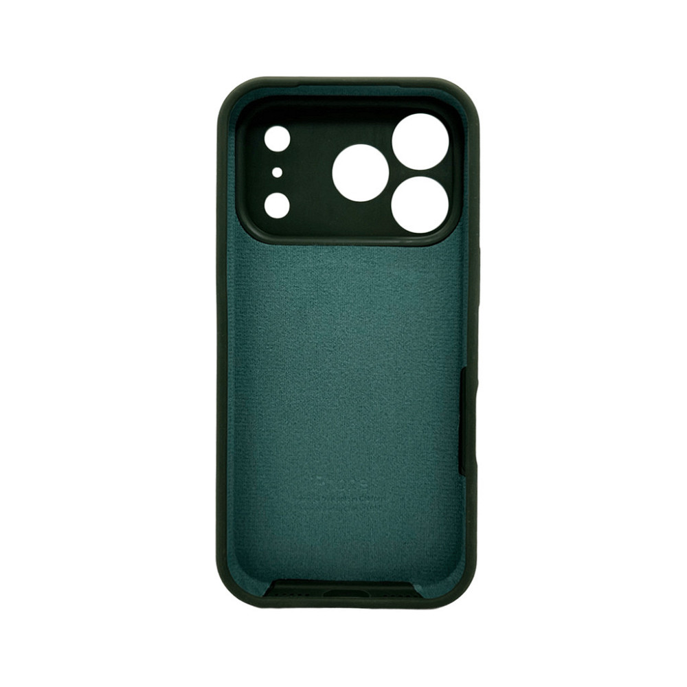 Чохол для смартфона Silicone Full Case AA Camera Protect for Apple iPhone 17 Pro Max 31,Dark Green Київ - фото 3
