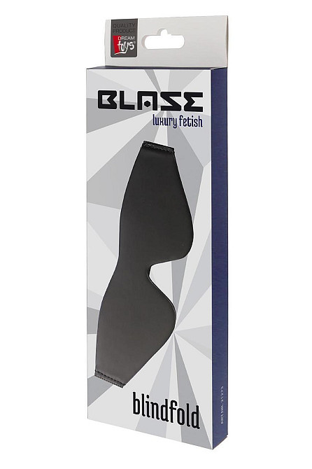Маска на очі BLAZE BLINDFOLD WITH PAINTING EDGE BLACK Sex Aura Київ - фото 2