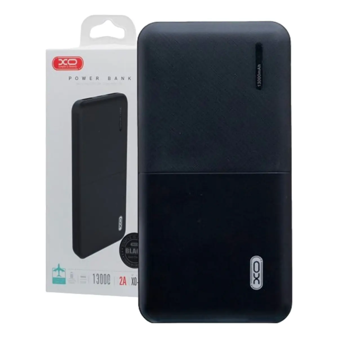 Портативный внешний аккумулятор XO PB70 13000 mAh Power Bank (Черный) Винница - изображение 1