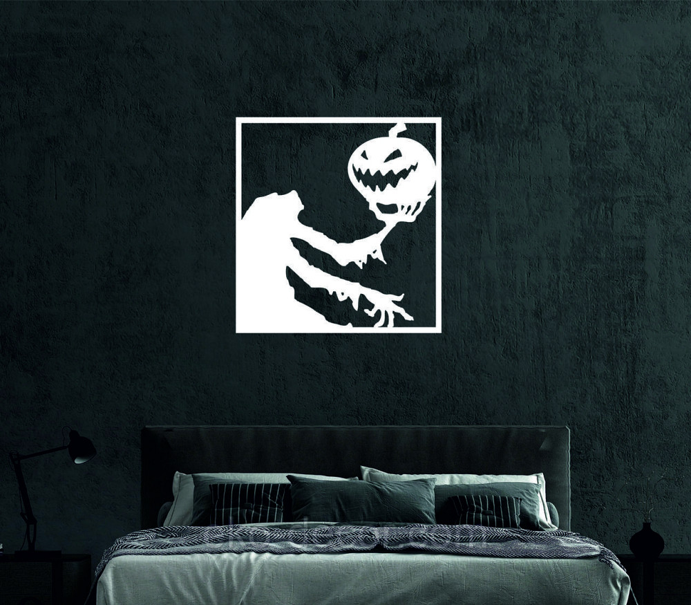 Декоративне настінне Панно «Сілует із гарбузом», Декор на стіну 70*66 см, Білий Київ - фото 7