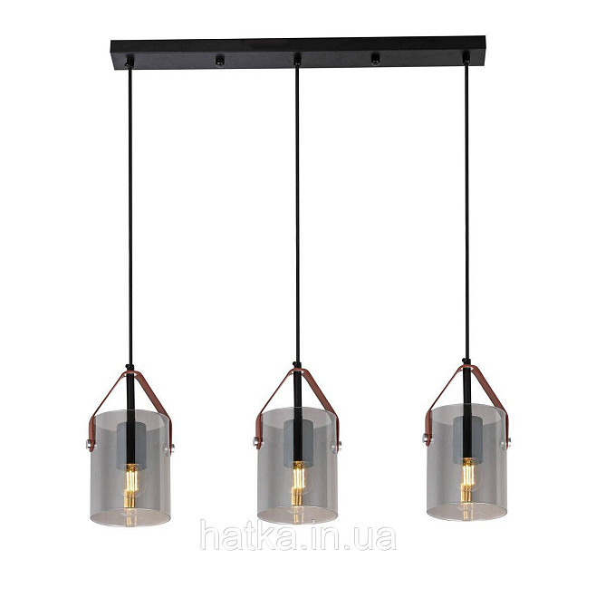 Підвісна люстра в стилі лофт G 321030/3L Matte Black Київ - фото 1