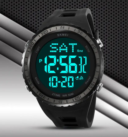Годинник чоловічий наручний спортивний Skmei 2192 (Чорний з чорним) Вінниця