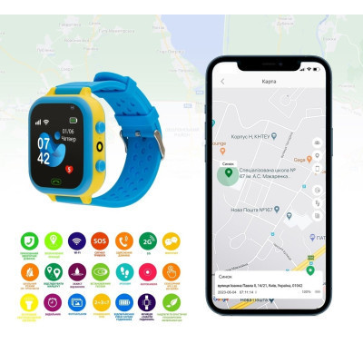 Смарт-годинник Amigo GO009 Blue Yellow (996383) Вінниця - фото 7