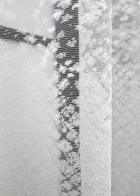 Тюль VR-Textil 1787т Жакард Білий 300х160 см (40-681) Київ - фото 5